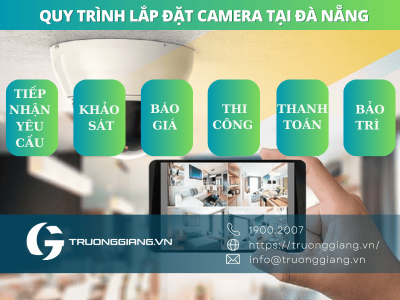 quy trình lắp đặt camera tại đà nẵng