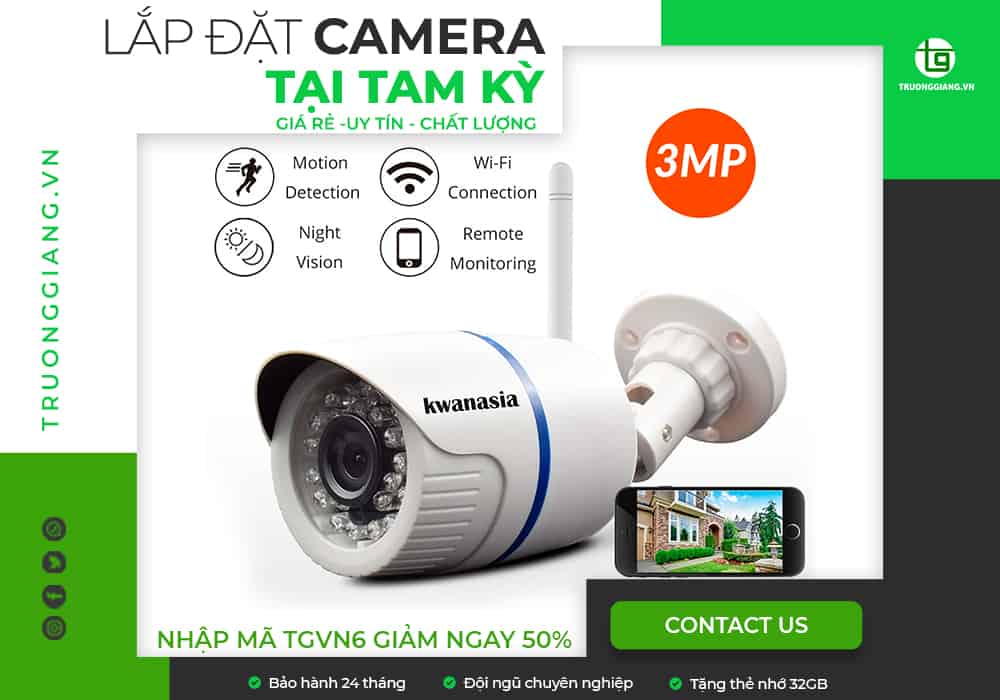 Lắp đặt Camera tại Tam Kỳ