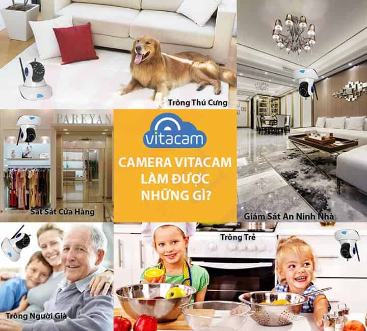 Camera IP Wi-Fi 1MP Vitacam C720