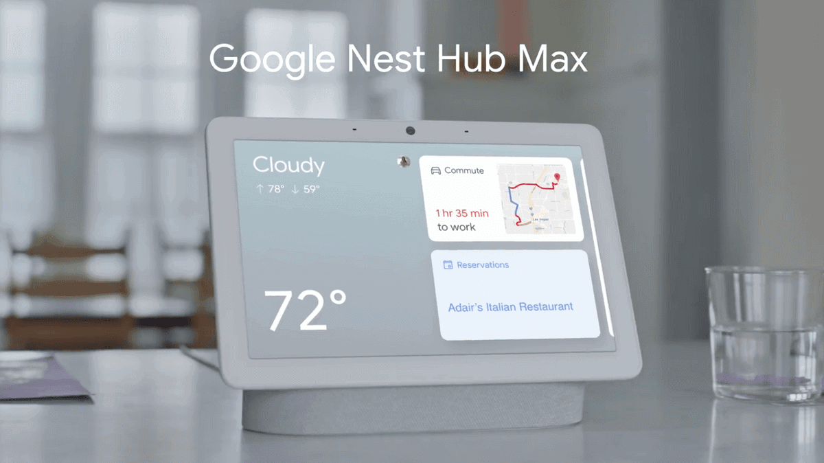 Google Nest Hub Max thiết kế đẹp mắt