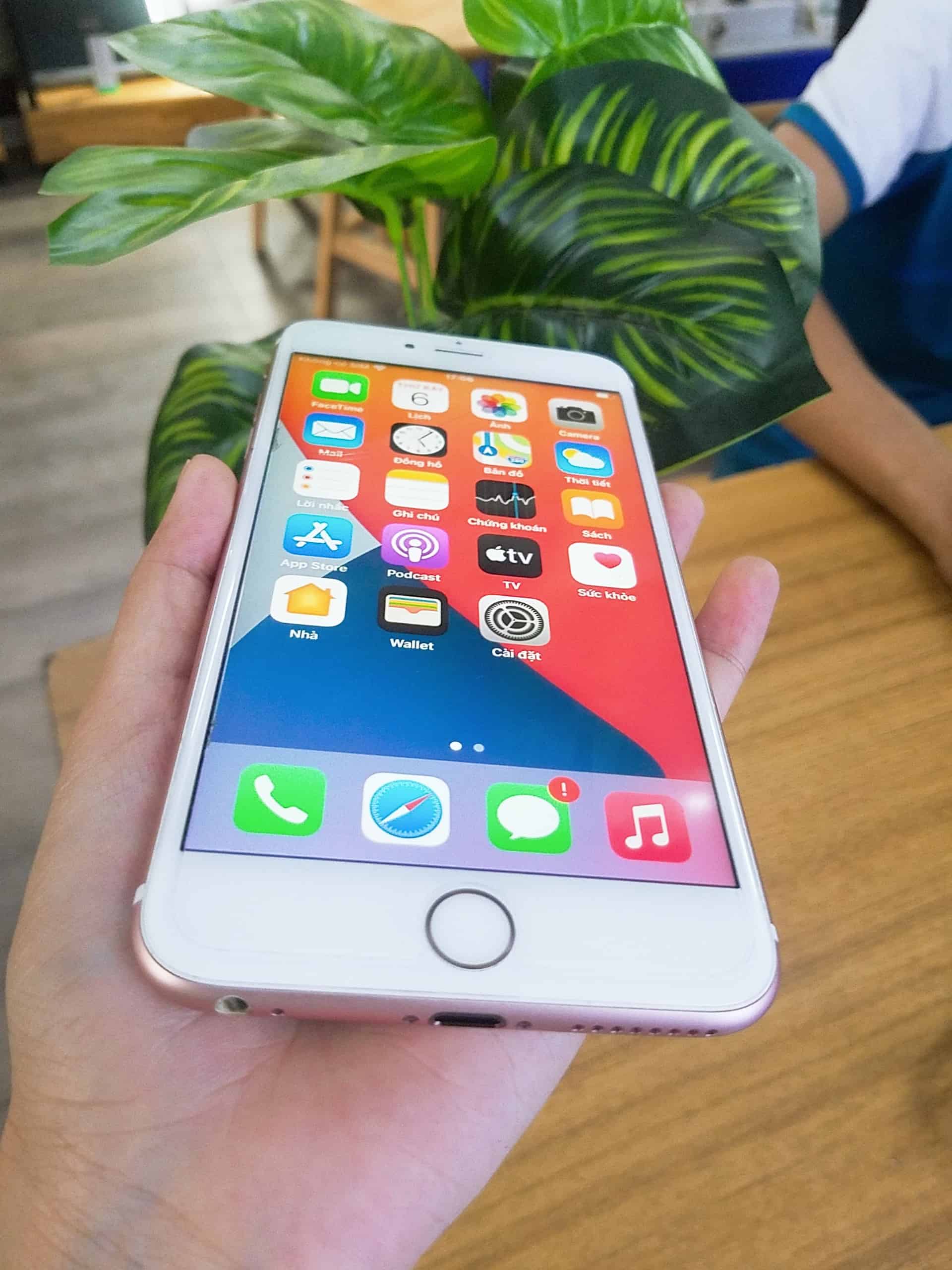 Cần bán iPhone 6s Plus màu hồng cũ nguyên zin likenew 99%