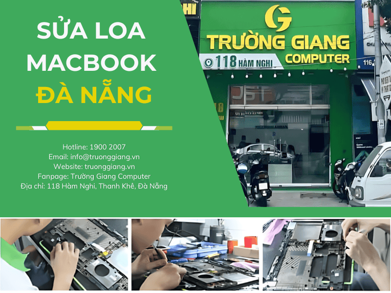 sửa loa Macbook Đà Nẵng chất lượng