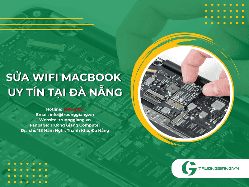 sửa wifi Macbook tại Đà Nẵng uy tín