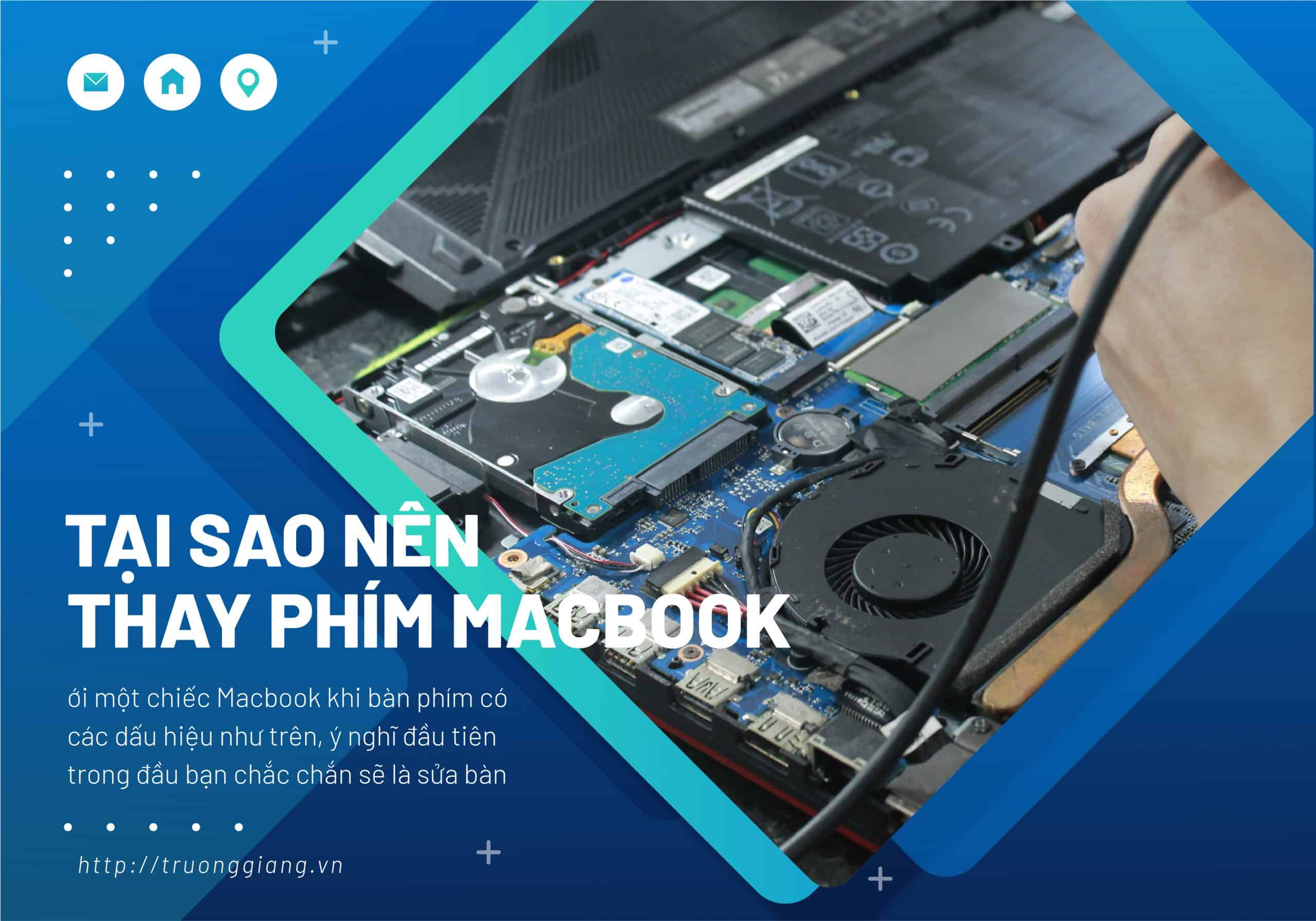 Tại sao nên thay phím Macbook