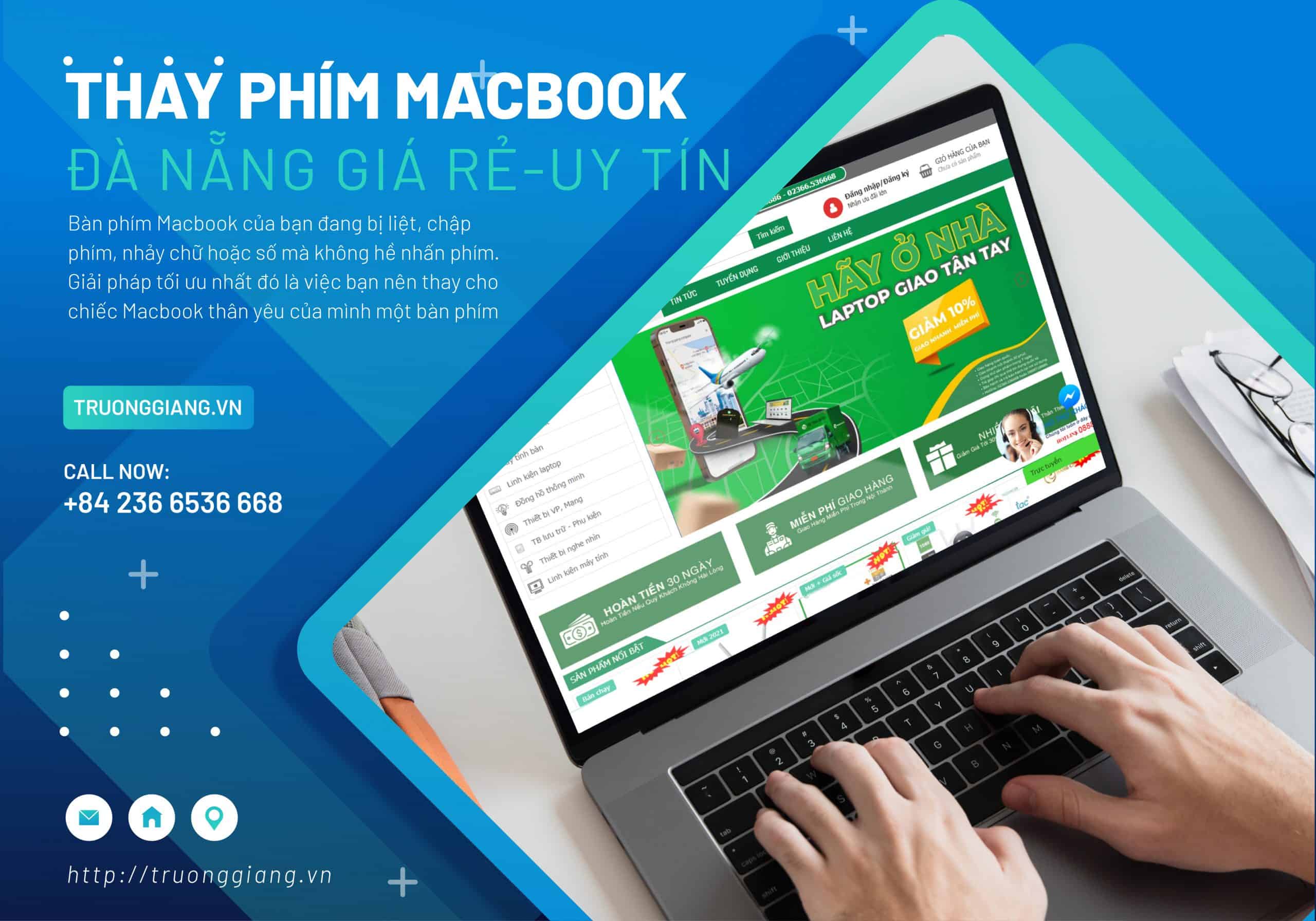 Thay phím macbook Đà Nẵng giá rẻ