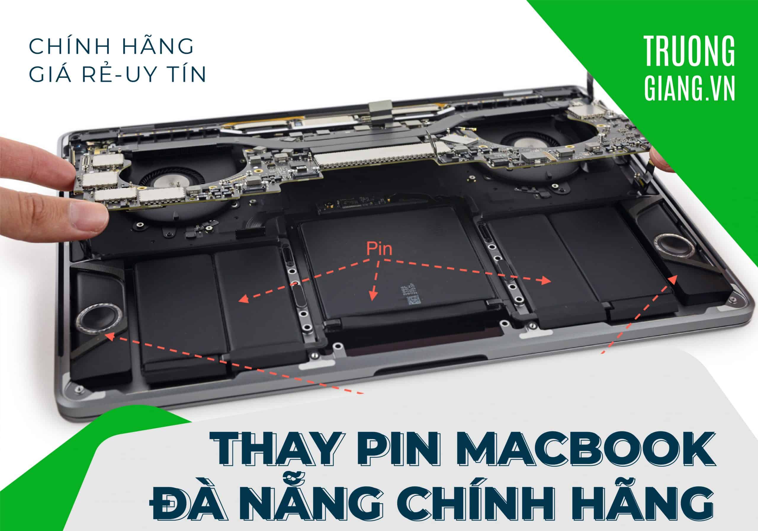 Thay pin Macbook Đà Nẵng chính hãng