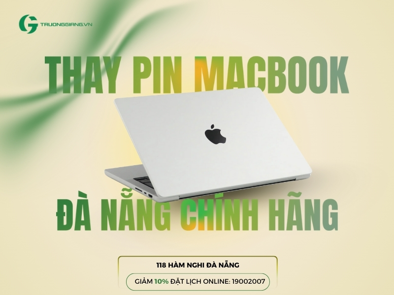 Thay pin Macbook Đà Nẵng chính hãng