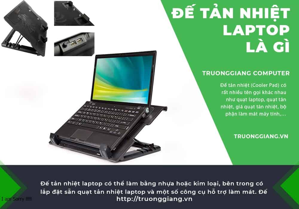 Đế tản nhiệt laptop là gì?