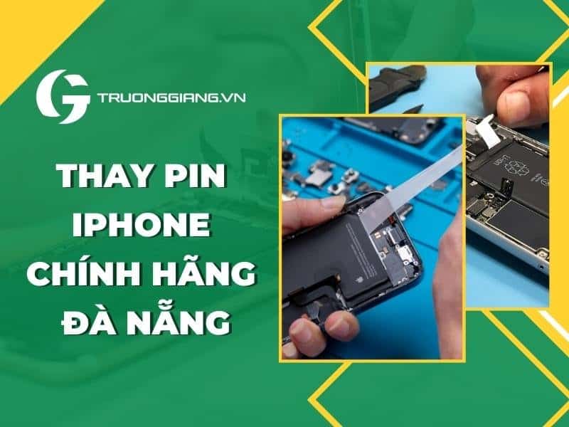 Thay pin iphone chính hãng Đà Nẵng