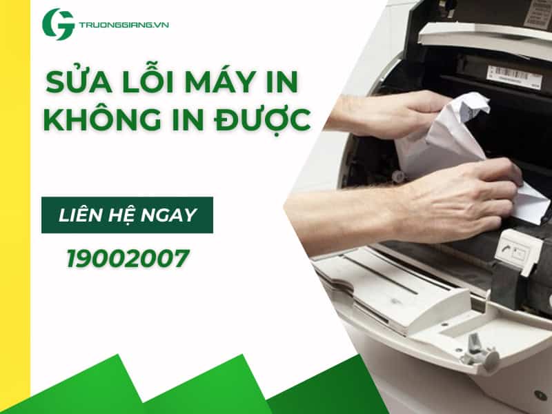 Sửa lỗi máy in không in được