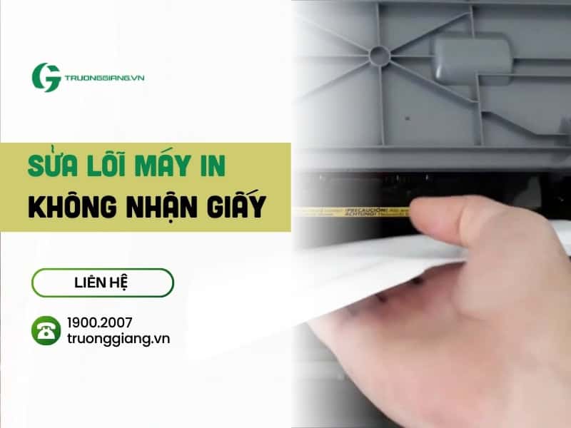 Sửa lỗi máy in không nhận giấy