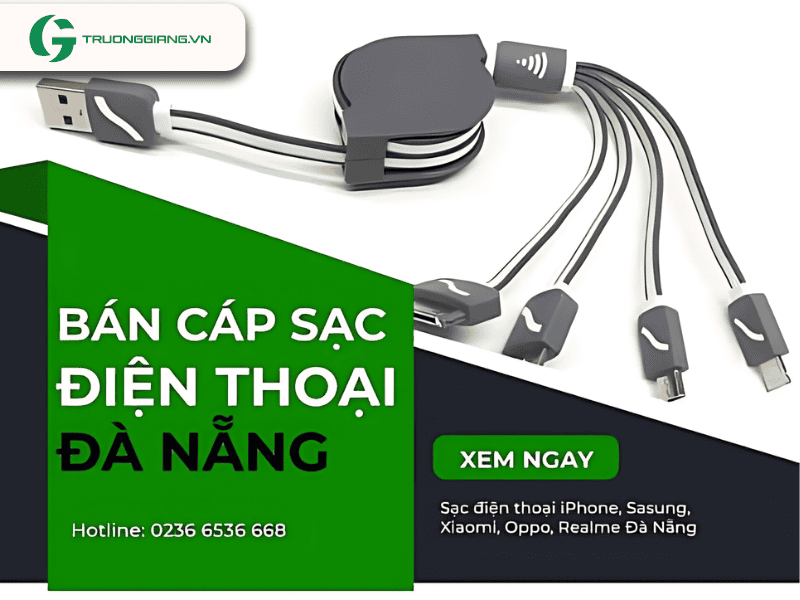 Bán cáp sạc điện thoại đà nẵng