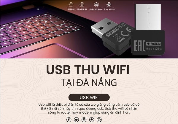 Usb thu wifi tại Đà Nẵng 