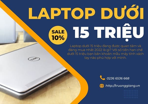 Laptop dưới 15 triệu