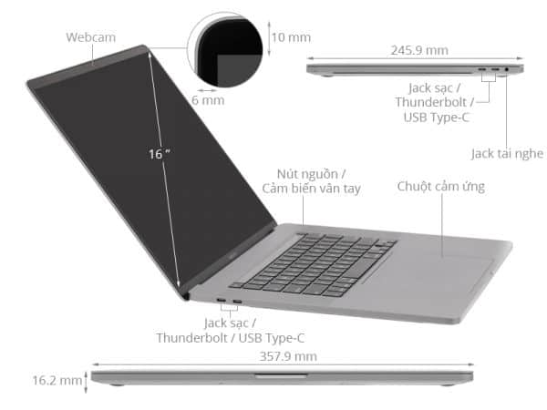 MacBook Pro 16 inch core i9-2