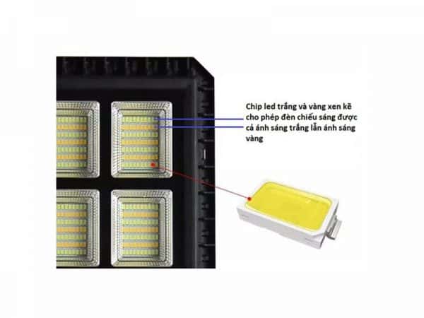 chip led đèn led năng lượng mặt trời jindian jd-7100