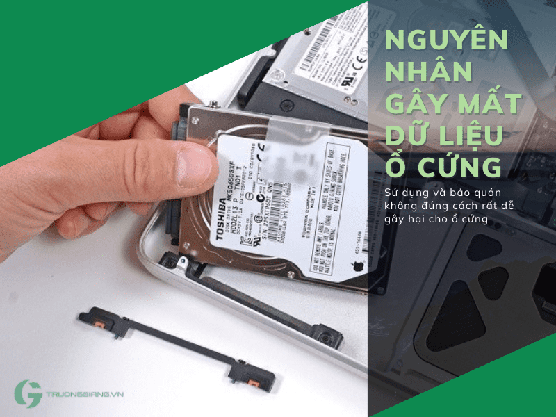 nguyên nhân gây mất dữ liệu ổ cứng