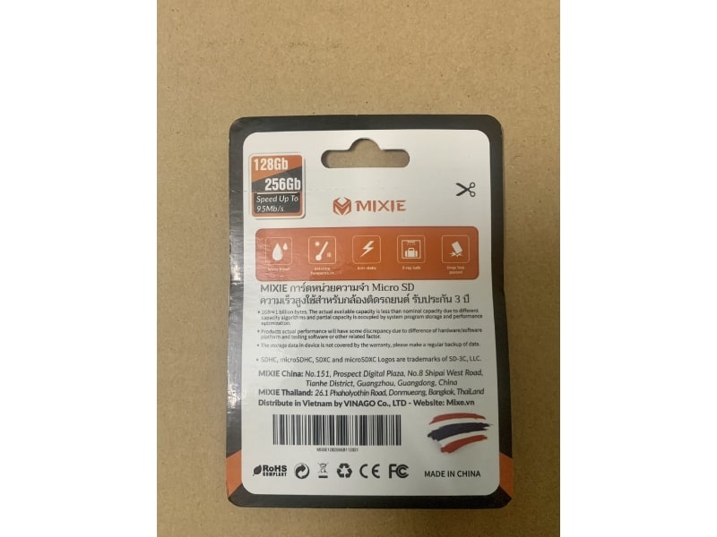 Thẻ nhớ Mixie V3 128GB