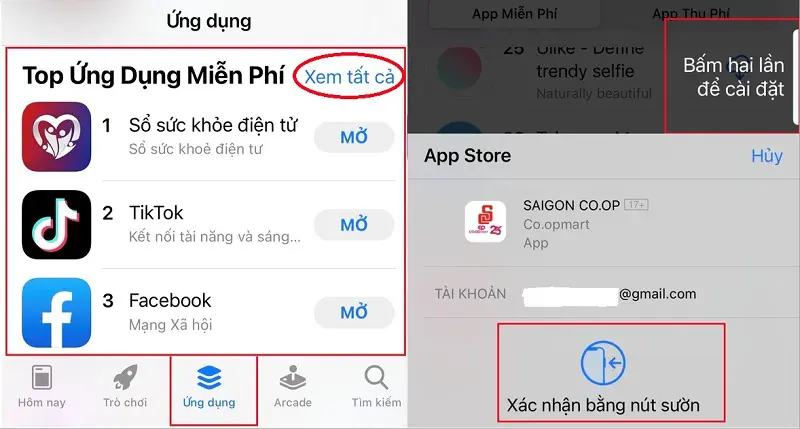 Bước cuối cách tạo Apple ID - Tải app dùng thực tế