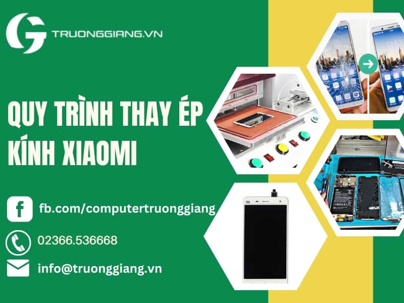 thay ép mặt kính xiaomi