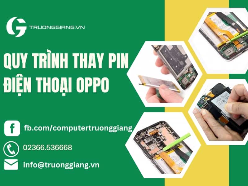 Quy trình thay pin Oppo rõ ràng và minh bạch.