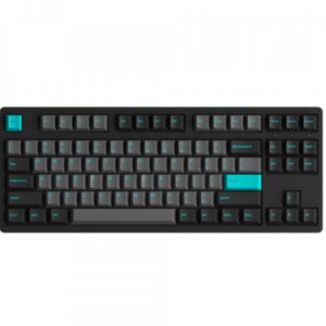 BÀN PHÍM CƠ AKKO 3087 PLUS BLACK & CYAN AKKO CS WINE RED SWITCH