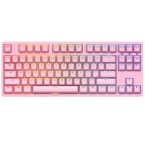 BÀN PHÍM CƠ AKKO 3087S RGB PINK AKKO ORANGE SWITCH