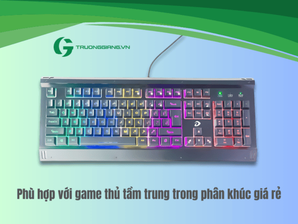 Bàn phím DareU LK 145Phù hợp với game thủ tầm trung