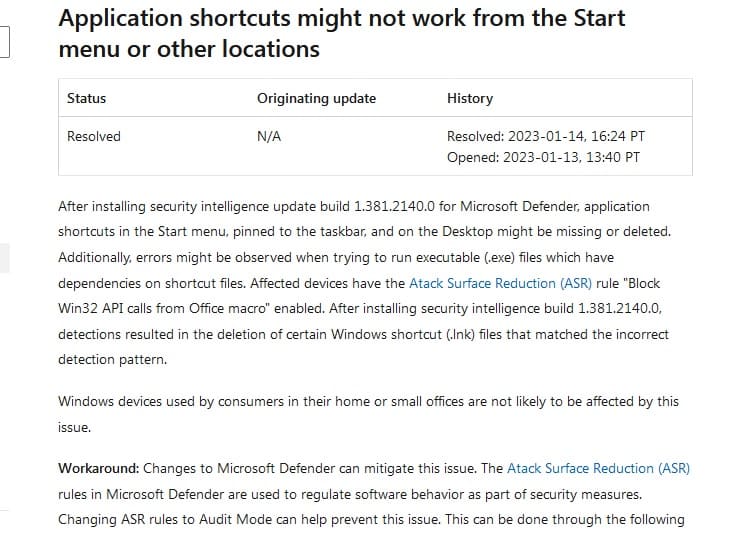 Windows defender xóa nhầm shortcut 
