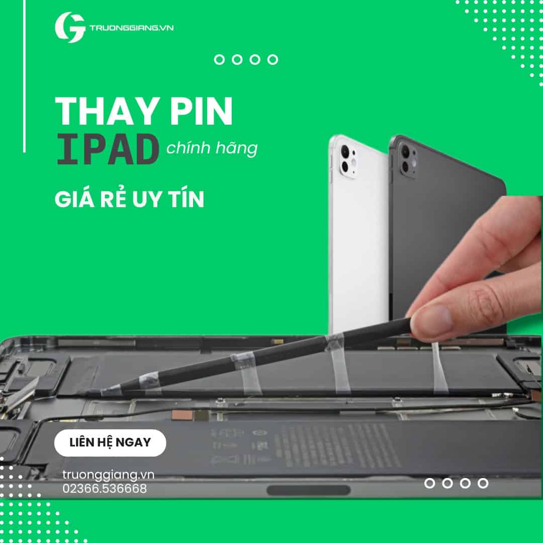 Địa chỉ thay pin iPad Đà Nẵng