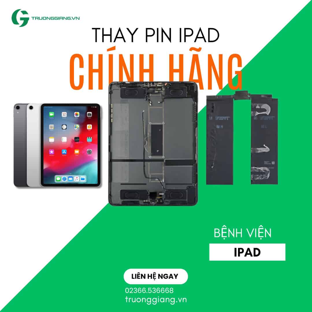 Thay pin iPad chính hãng Đà Nẵng