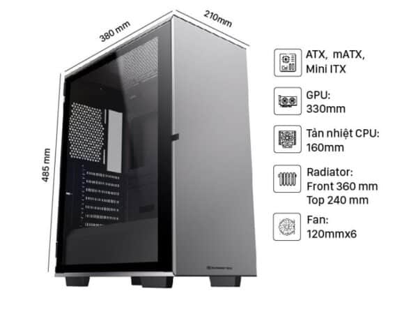 Vỏ Case Gaming XIGMATEK LUX A SHADOW