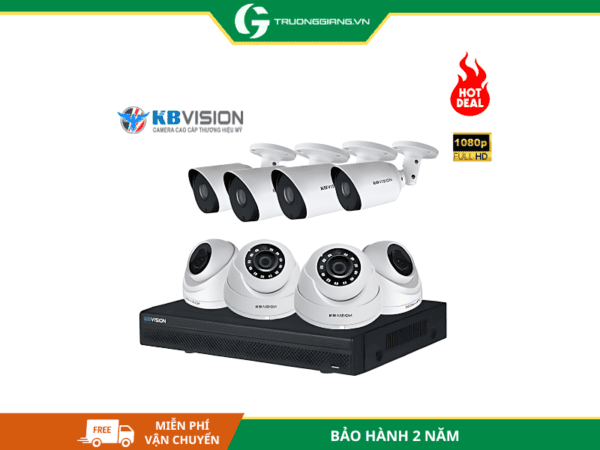 Bộ 8 Camera KBVISION