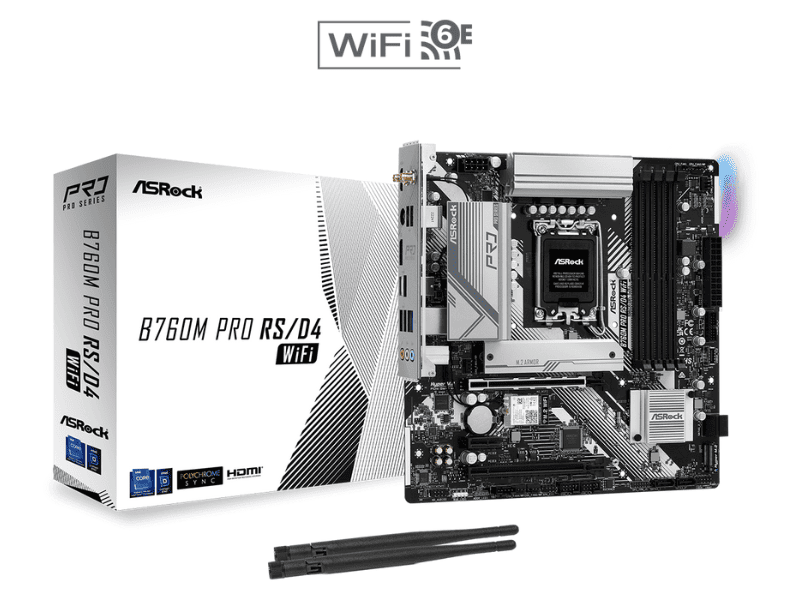 Mainboard Asrock B760M PRO RSD4 WIFI-1