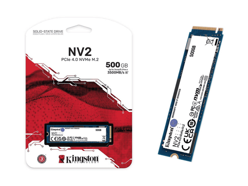 SSD Kingston NV2 500GB PCIe 4.0 x4 NVMe M.2