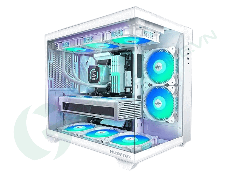Thiết kế PC case White Edition