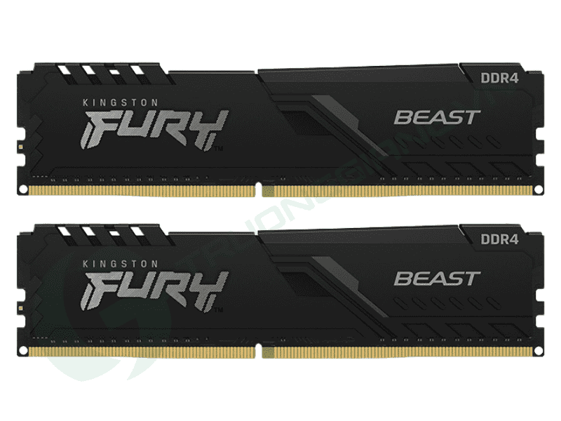 RAM Desktop Kingston Fury Beast (KF432C16BB1/32) 32GB (2x16GB) DDR4 3200MHz