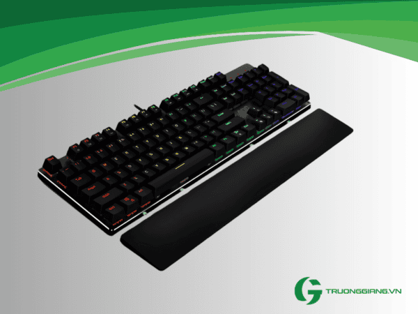 Bàn phím cơ AOC GK500 RGB có kê tay từ tính thoải mái