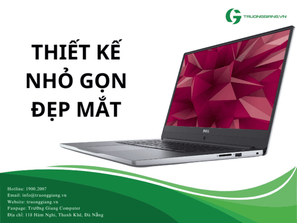 Thiết kế đẹp mắt nhỏ gọn từ Dell Inspiron 7572