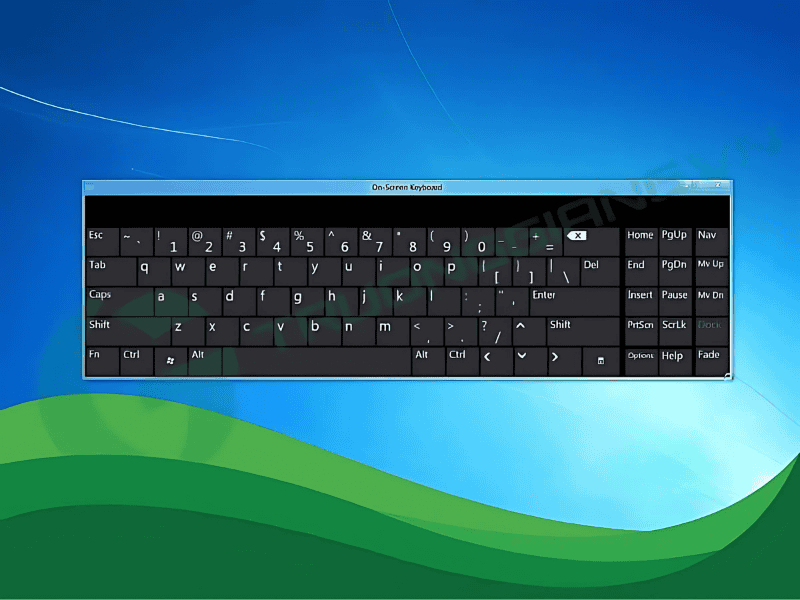 Bàn phím máy tính ảo trên màn hình