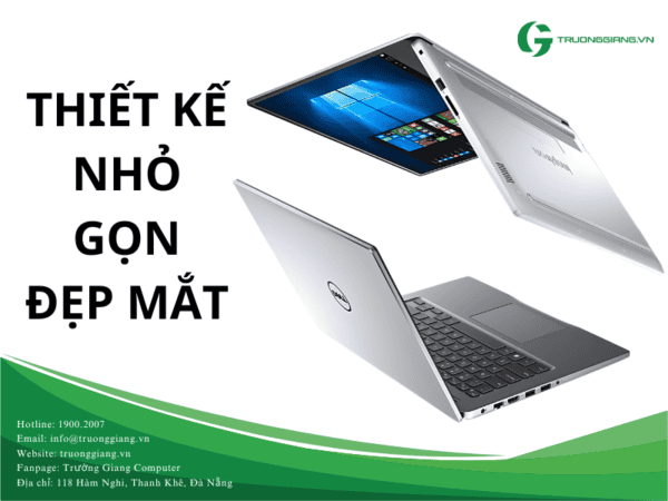 Thiết kế đẹp mắt nhỏ gọn từ Dell Inspiron 7472