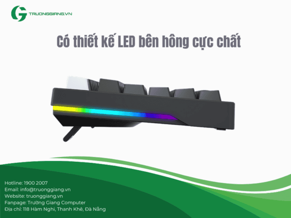 Dareu EK87 v2 có thiết kế LED bên hông cực chất