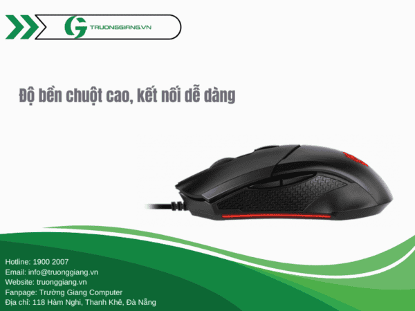 Chuột MSI GM08 có độ bền cao