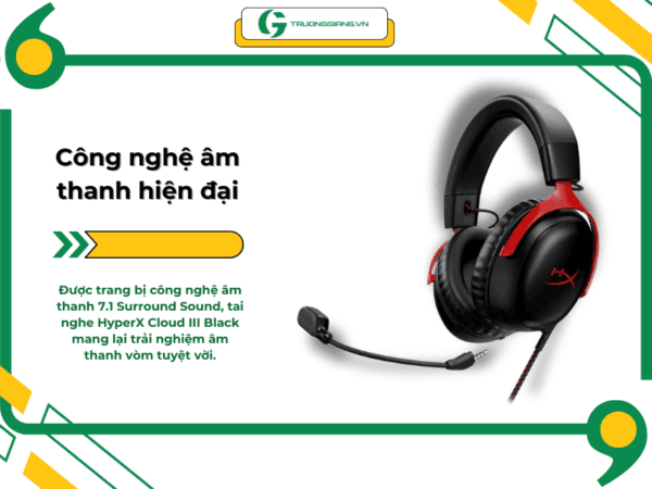 Tai nghe HyperX Cloud III red đẹp