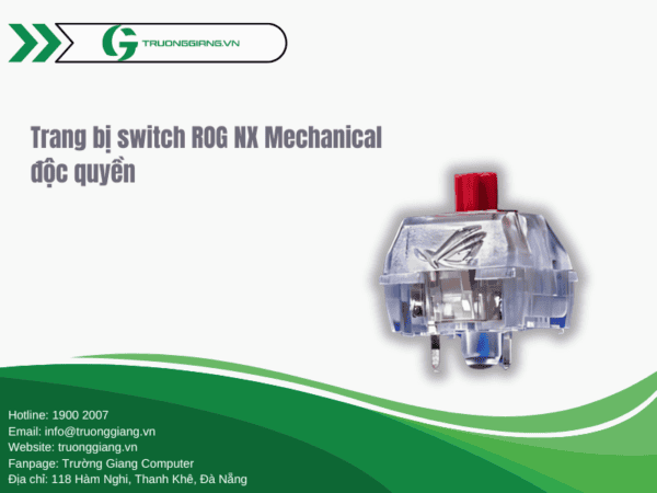 Bàn phím sử dụng switch ROG NX độc quyền