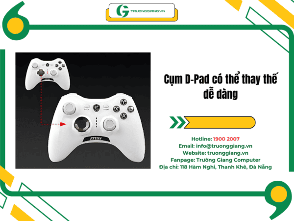 Cụm D-Pad của tay cầm có thể thay thế dễ dàng