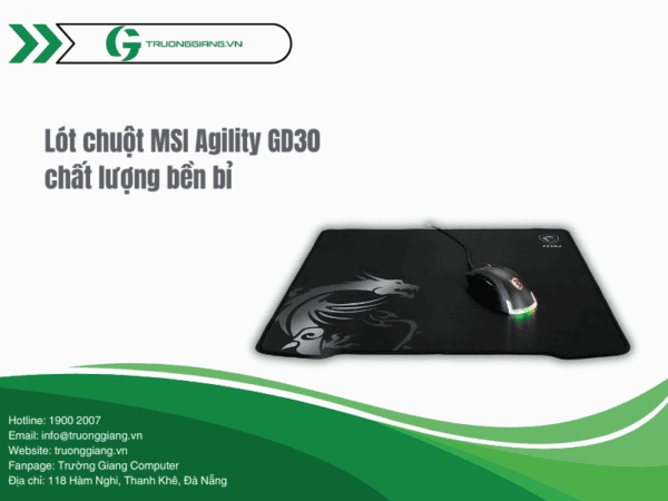 Lót chuột MSI Agility GD30 có độ bền cao