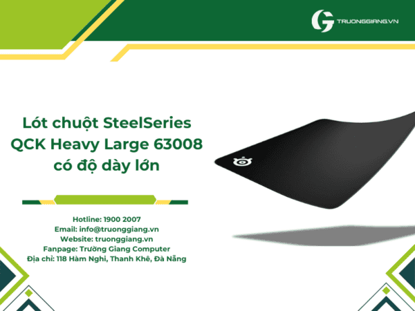 Lót chuột SteelSeries QCK Heavy Large 63008 có độ dày 6mm