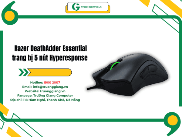 Razer DeathAdder Essential có 5 nút tuỳ chỉnh