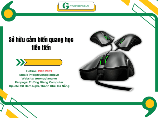 Chuột Razer sở hữu cảm biến quang học tiên tiến